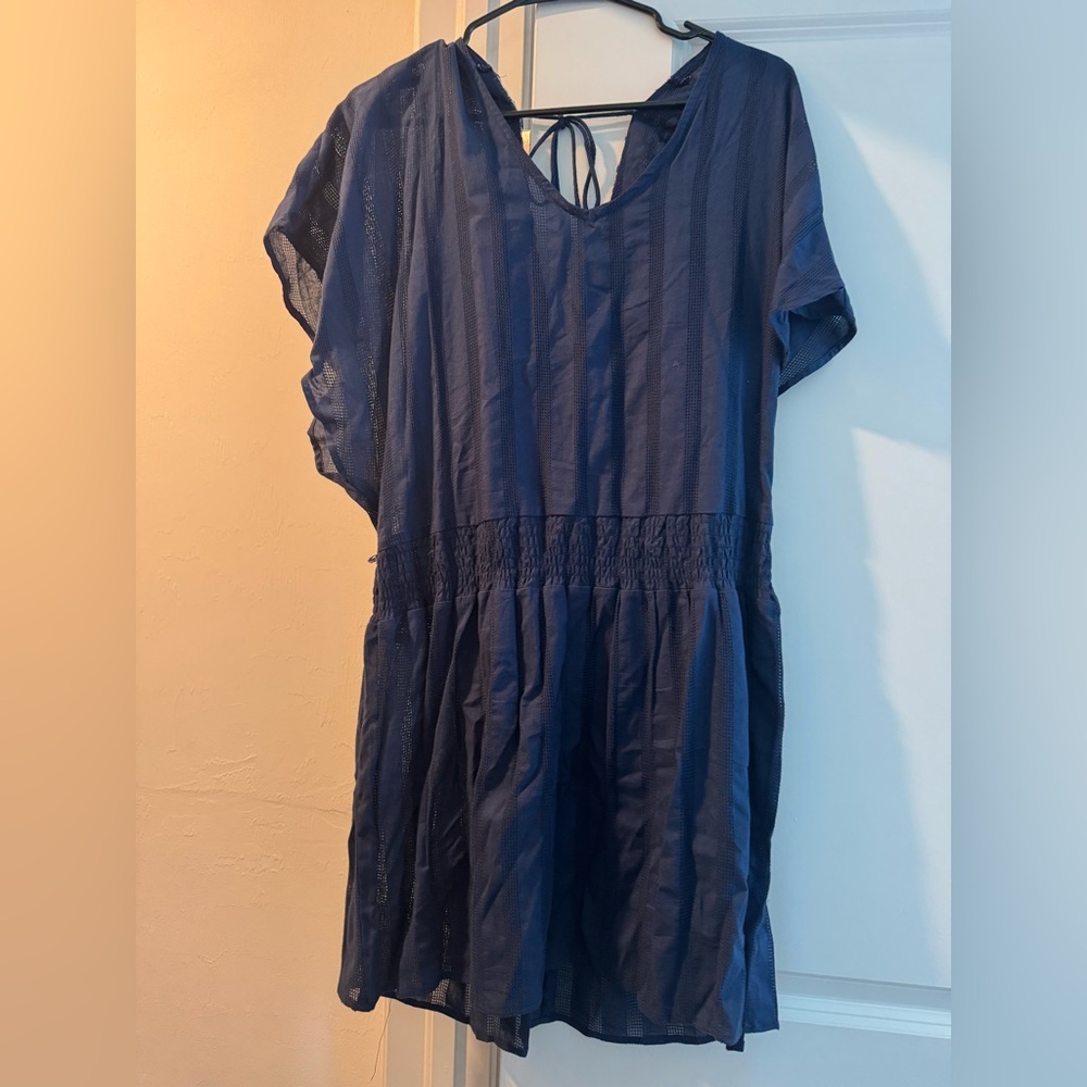 Navy Blue Cover Up